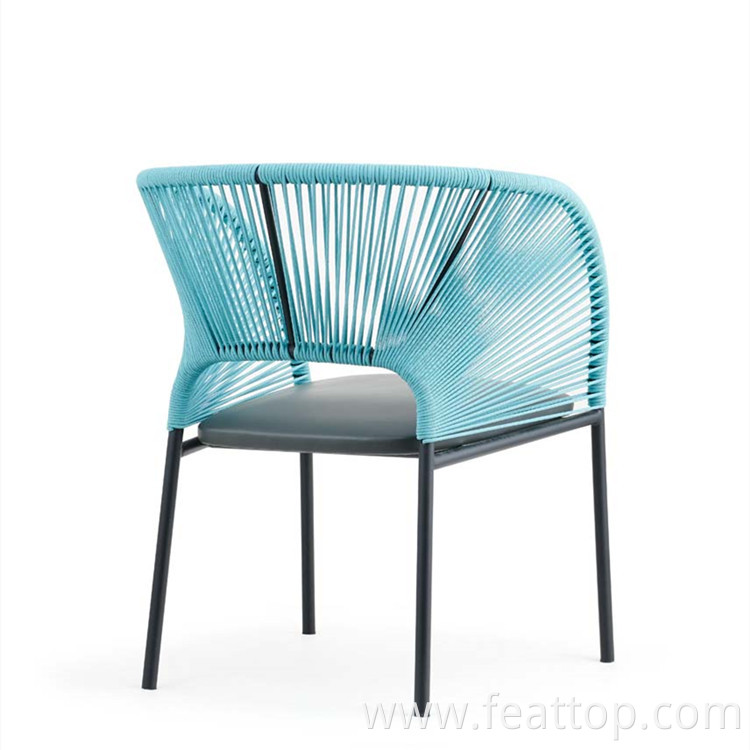 Outdoor Rattan Chair Balcony Garden Patio Cafe Hotel Swimming Pool Lounge Rattan Chair